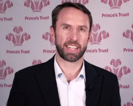Flynn Southgate father Gareth Southgate attending an event.